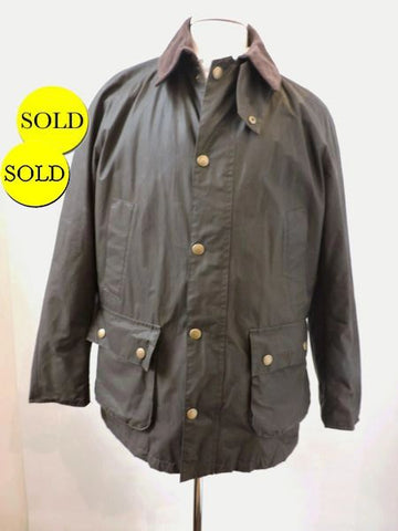 Barbour Corduroy Collar Jacket Size Large