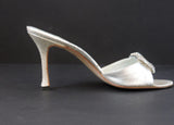 Manolo Blahnik Embellished Mule Size 37 It (7 Us)