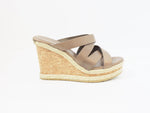 NEW Jimmy Choo Cork Wedge Mule Size 38 It (8 Us)