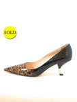 Prada Ombré Leopard Pump Size 40.5 It (10.5 Us)