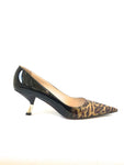 Prada Ombré Leopard Pump Size 40.5 It (10.5 Us)