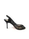 Christian Louboutin Rouched Tulle Slingback Size 36.5 It (6.5 Us)