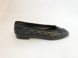 Chanel Quilted Ballet Flats Size 37.5 It (7.5 Us)