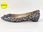 Manolo Blahnik Hangisi Flat Size 40 It (10 Us)