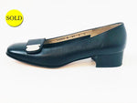 Salvatore Ferragamo Saffiano Leather Pump Size 8 C