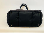 Tessuto Bomber Diagonal Zip Tote