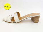Hermès White Oasis Sandal Size 39 It (9 Us)