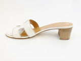 Hermès White Oasis Sandal Size 39 It (9 Us)