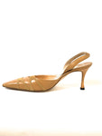 Manolo Blahnik Slingback Pump Size 40.5 It (10.5 Us)