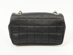 Satin Quilted Flap Bag