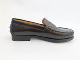 Tod's Brown Leather Loafer Size 40 It (10 Us)