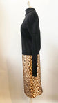 Celine Leopard Skirt Size 38 Fr / S / 6 Us