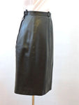 Chanel Lambskin Skirt Size 38 Fr / S / 6 Us
