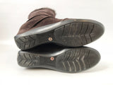 Aquatalia Suede & Fur Boots Size 10