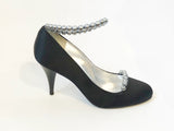 Chanel Satin And Pearl Pump Size 37 It (7 Us)