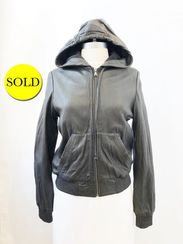 Adriano Goldschmied Leather Jacket Size S