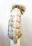 Coach Down Puffer W/Fur Trim Size Small