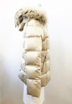 Coach Down Puffer W/Fur Trim Size Small