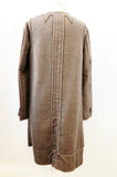 BCBG Max Azria Runway Wool And Feather Coat Size M