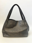 Metallic Leather Tote