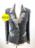 Stizzoli Mohair Knit Jacket Size 42 It (S Us)