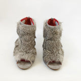 Charles Jourdan Fur Bootie Size 9.5