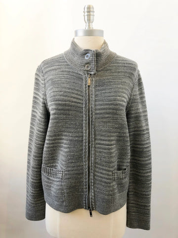 Sport Reversible Cardigan Sweater Size 42 It / S Us