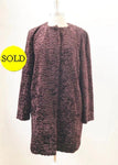 Faux Fur Coat Size M