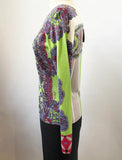 NEW Etro Silk Patterned V-Neck Sweater Size 42 It (S / 6 Us)