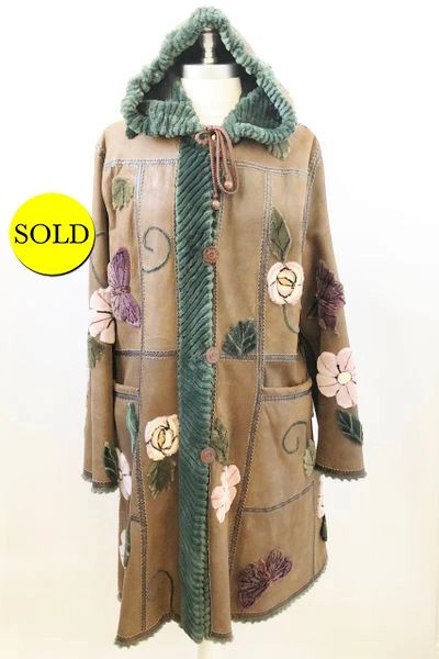 Zuki sheared beaver coat top