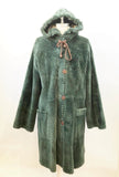 Zuki Sheared Beaver Reversible Coat Size Large