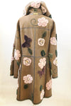 Zuki Sheared Beaver Reversible Coat Size Large