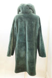 Zuki Sheared Beaver Reversible Coat Size Large