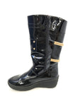 Burberry Patent Leather Boots Size 41 It (11 Us)