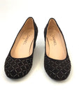 Chanel Suede Quilted Pump Size 39 It (9 Us)