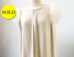 NEW Neiman Marcus Cashmere Collection Cardigan With Lamb Size S