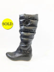 Moncler Quilted Boots Size 40 It (10 Us)