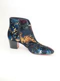 Christian Louboutin Velours Ankle Boot Size 38.5 It (8.5 Us)
