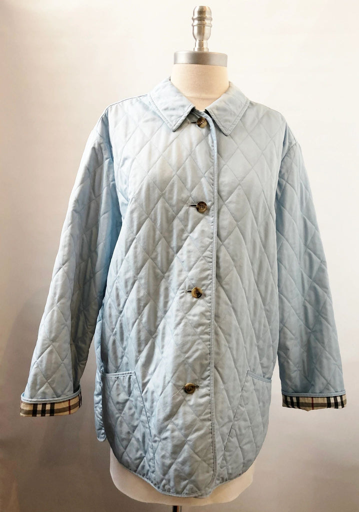 Burberry London Quilted Nova Check Jacket Size L KMK Luxury Consignment Burberry London Quilted Nova Check Jacket Size L KMK Luxury Consignment