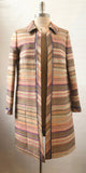 Algo Striped Coat Size M