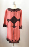 Irving & Fine Silk Embroidered Coat Size S