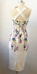 Ted Baker Floral Strap Dress Size 1 (2 Us)