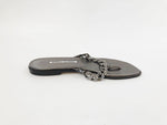 Manolo Blahnik Rhinestone Flip-Flops Size 38 It (8 Us)