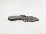Manolo Blahnik Rhinestone Flip-Flops Size 38 It (8 Us)