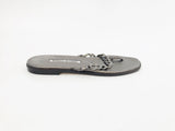 Manolo Blahnik Rhinestone Flip-Flops Size 38 It (8 Us)