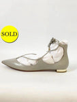 NEW Aquazzura Christy Flat Size 39 It (9 Us)