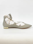 NEW Aquazzura Christy Flat Size 39 It (9 Us)