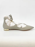 NEW Aquazzura Christy Flat Size 39 It (9 Us)