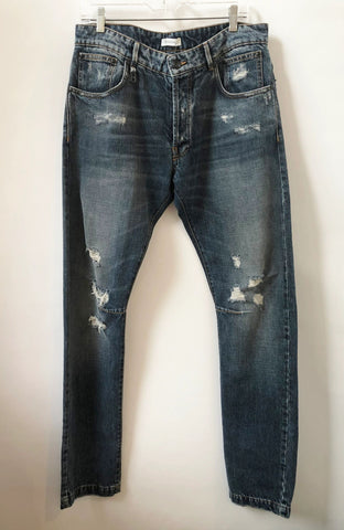 Men's Pierre Balmain Distressed Jeans Size 34