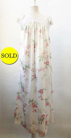 NEW Oscar De La Renta Spring Garden Nightgown Size S